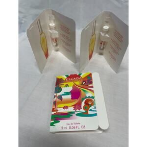 Escada Taj Sunset Perfume Samples Set of # at .06 fl oz each